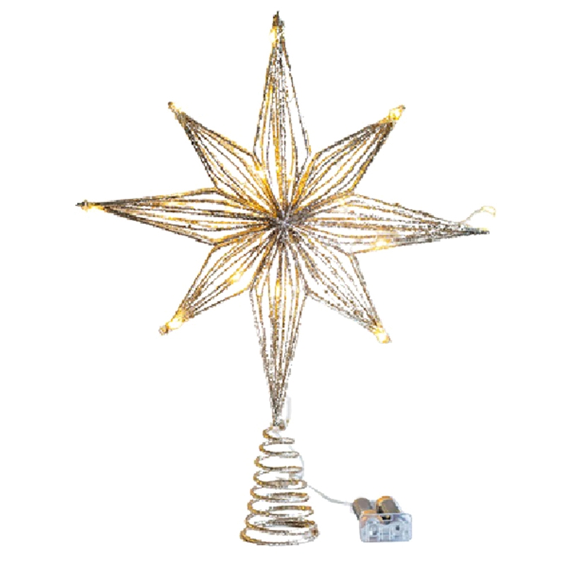 Star Tree Topper - Weihnachts baum Topper Stern führte Lampe