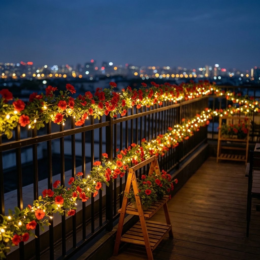 Solar-Rosenranken-Lichterkette – Christmas Lights Outdoor Bewertung und Preis